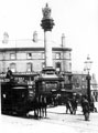 Heeley horse tram at Moorhead, showing the Crimean Monument Heeley horse tram at Moorhead, showing the Crimean Monument