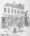 View: y01581 Top of High Street in 1864. Premises include No. 39 S. Thompson, confectioner