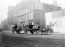 Night soil carts passing the Beehive Hotel, No 240, West Street. Portland Lane, right