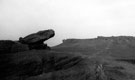 Caer's Chair, Carl Wark with Higgar Tor in the distance, Hathersage Moor