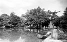 Forge Dam boating lake, Whiteley Woods, Fulwood (the former dam to the Old Forge)
