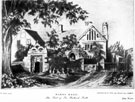 The first Barnes Hall, Chapeltown, Seat of Sir Richard Scott, prior to construction of present house which was built 1824 The first Barnes Hall, Chapeltown, Seat of Sir Richard Scott, prior to construction of present house which was built 1824