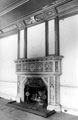 Fireplace in Queen's Tower, East Bank Road, Norfolk Park. Designed by Samuel Roberts in 1834. Roberts, a great admirer of Mary, Queen of Scots, who was imprisoned at Sheffield Manor House, designed the house in castle form, complete with turrets