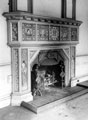 Fireplace in Queen's Tower, East Bank Road, Norfolk Park. Designed by Samuel Roberts in 1834. Roberts, a great admirer of Mary, Queen of Scots, who was imprisoned at Sheffield Manor House, designed the house in castle form, complete with turrets