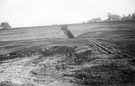 Empty Hadfield Dam, Crookes, prior to covering the reservoir with a concrete roof