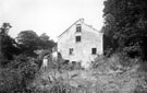 Derelict Nether Corn Mill, Fulwood Corn Mills, Valley of Mayfield, Fulwood. Demolished 1950