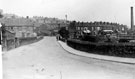 Stannington Road and Malin Bridge over the River Loxley. Malin Bridge Corn Mill, left, Holme Lane, right, in background, including the Smithy. Burgon and Ball, La Plata Works, extreme right, with chimney