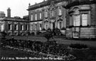Wentworth Woodhouse, Wentworth, Rotherham, the ancestral home of Earl Fitzwilliam from the gardens Wentworth Woodhouse, Wentworth, Rotherham, the ancestral home of Earl Fitzwilliam from the gardens