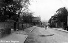 High Street, Beighton. No. 35 Cumberland's Head public house on left, in background High Street, Beighton. No. 35 Cumberland's Head public house on left, in background