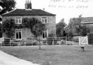 Front of Croft House, Church lane, Dore, originally known as Croft House Farm. Owned by Mr H. Hayes. Original house circa 1600, now forms the back and consists of hitchen, arched cellars and 2 bedrooms with early stone windows and leaded panes