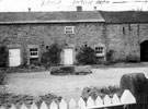 Barn adjoining Croft House (originally known as Croft House Farm), Church Lane, Dore. Owned by Mrs. Thompson. An early barn and stables with oak cruck arch built into the wall at one end. Circa 1600