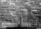 Stone bearing the date 1712, over the door at farmhouse, No 2, Clough Fields, off Back Lane, Crookes. Built 1712. Bought by Sheffield Corporation on 1949/50, re-roofed at this time. Only one field now belongs to the farm Stone bearing the date 1712, over the door at farmhouse, No 2, Clough Fields, off Back Lane, Crookes. Built 1712. Bought by Sheffield Corporation on 1949/50, re-roofed at this time. Only one field now belongs to the farm