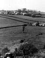 General view of The Hurst Hamlet. Lapwater Farm, off Midhurst Road, right. Lower Hurst in background