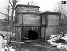 Bridge over the Porter Brook, supporting the gatehouse, General Cemetery