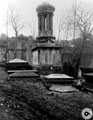 Monument to William Parker, General Cemetery. Described as a striking monument, surmounted by a cupola, carried on eight columns of the Composite order.