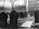 General Cemetery from below Mark Firth Walk, looking towards Porter Croft School and Bow Works, immediately after completion of the Job Creation Scheme