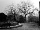 General Cemetery showing the former site of James Montgomery Monument and grave, in front of Church of England Chapel, shortly before the inception of the Job Creation Scheme
