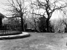 General Cemetery showing the former site of James Montgomery Monument and grave, in front of Church of England Chapel, immediately after completion of the Job Creation Scheme