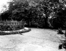 General Cemetery showing the former site of James Montgomery Monument and grave, in front of Church of England Chapel, three months after completion of the Job Creation Scheme