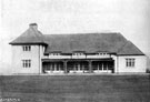 The pavilion at Beauchief municipal golf course. Opened April, 1935. Included ladies' and gents' locker-rooms, committee room, lounge and tea room