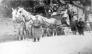 Horse drawn coach outside the Eyre Arms, Hassop, Derbyshire Horse drawn coach outside the Eyre Arms, Hassop, Derbyshire