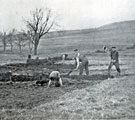 Turning the first sods on the Allotments, City Road January 1930