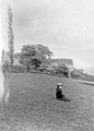 A field below Tofts Lane looking towards Old Man's Head (rock formation)