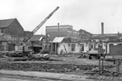 Demolition of the Don Site after the fire at Mellowes and Co. Ltd., metal window manufacturer, Bridge Street 