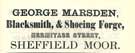 George Marsden, blacksmith and shoeing forge, Hermitage Street