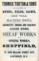 Thomas Turton and Sons, tool manufacturer and spring manufacturer, Sheaf Works and Spring Works