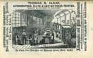 Thomas S. Algar, The Church Street Letter Press and Lithograph Printing Works, No. 23 Church Street Thomas S. Algar, The Church Street Letter Press and Lithograph Printing Works, No. 23 Church Street