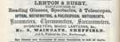 Lenton and Rusby, optical, mathematical and philosophical instruments, No. 8 Waingate Lenton and Rusby, optical, mathematical and philosophical instruments, No. 8 Waingate