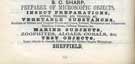 S.C. Sharp, preparer of microscopic objects, S.C. Sharp, preparer of microscopic objects,