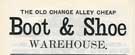 Boot and Shoe Warehouse, Old Change Alley