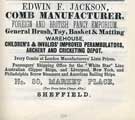 Edwin F. Jackson, comb manufacturer etc., No. 80 Market Place