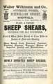Walter Wilkinson and Co., sheep shears and  knife manufacturer, Australia Works, Fitzwilliam Street