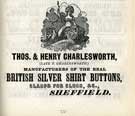 Thos. and Henry Charlesworth, British silver shirt button manufacturer, Sylvester Gardens