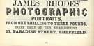 James Rhodes, photographer, No. 27, Paradise Street