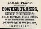 James Plant, powder flask manufacturer etc., Pinstone Street