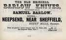 Samuel Barlow, original Barlow Knife manufacturer, Neepsend
