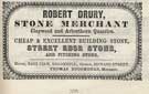 Robert Drury, stone merchant, Claywood and Arborthorn Quarries