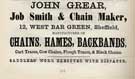 John Grear, chain maker, No. 12 West Bar Green