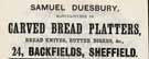 Samuel Duesbury, wood carver, No. 24 Back fields