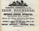 Norton Simmons and Co., iron founders; cooking apparatus and stove grate manufacturers