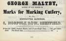 George Maltby, mark maker, No. 8 Norfolk Row