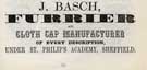 J. Basch, furrier and cloth cap manufacturer, under St Philip's Academy