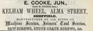 View: y03249 E. Cooke jun., screw manufacturer, Kelham Wheel, Alma Street