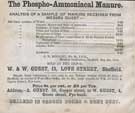 W. and W. Guest, phospho ammoniacal manure merchants, No. 12 Love Street