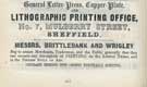 Messrs. Brittlebank and Wrigley, general letterpress; copper plate and lithographic printing office, No. 7 Mulberry Street