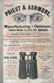 Priest and Ashmore, manufacturing opticians, Newton Works, Earl Street Priest and Ashmore, manufacturing opticians, Newton Works, Earl Street